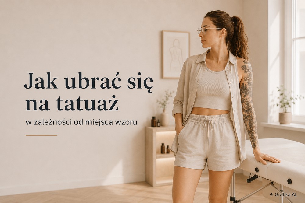 Jak ubrać się na tatuaż w zależności od miejsca wykonywania wzoru