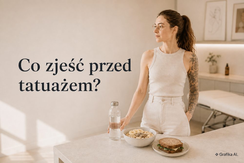 Co zjeść i wypić przed tatuażem, aby dobrze znieść sesję