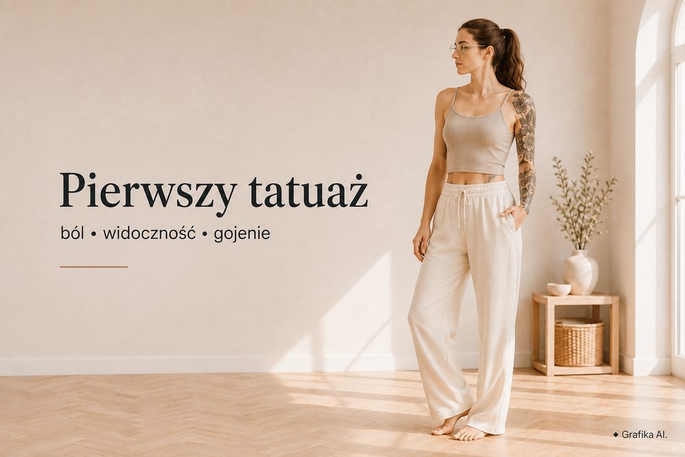 Najlepsze miejsca na pierwszy tatuaż – ból, widoczność i łatwość gojenia