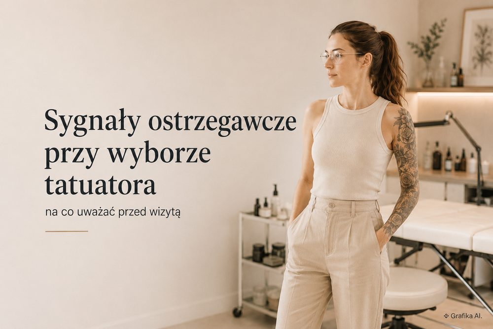 Najważniejsze sygnały ostrzegawcze przy wyborze tatuatora