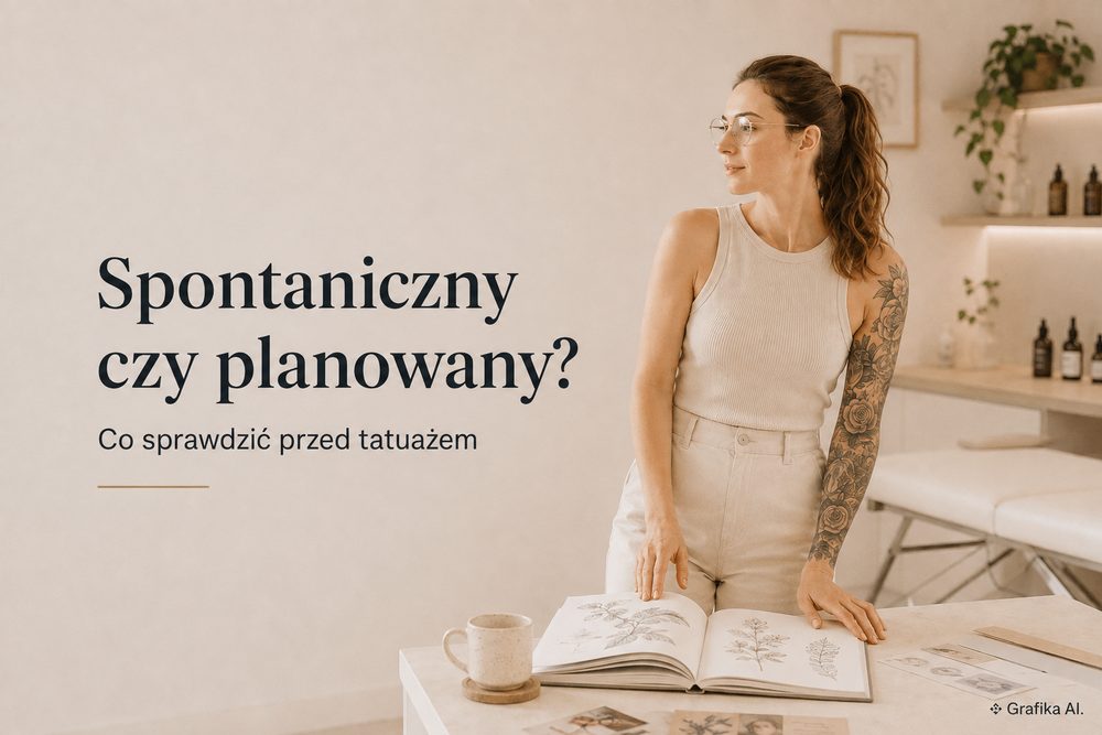 Tatuaż spontaniczny czy dokładnie zaplanowany – co warto wziąć pod uwagę